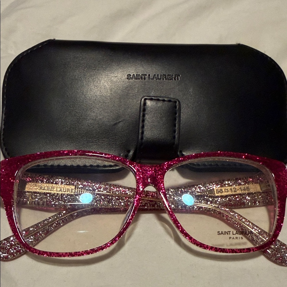 Saint Laurent Sparkling Pink Women's Glasses
